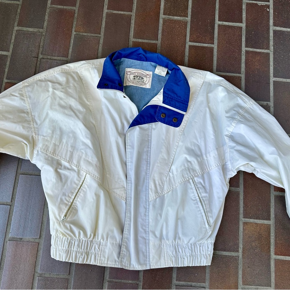 Vintage 90s John Ashford Windbreaker Large